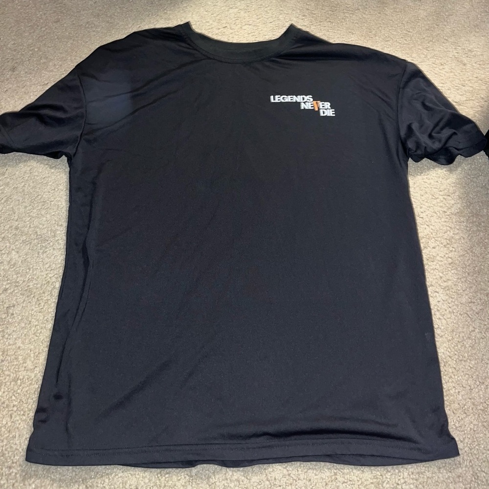 VLONE Orange Legends Never Die Shirt Men’s Size Large